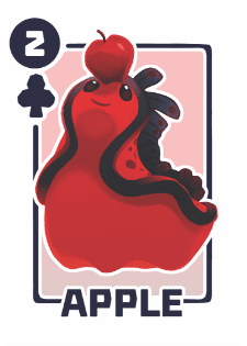 Apple Go Fish Card